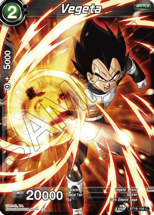 Vegeta (BT16-106) (BT16-106) - Realm of the Gods