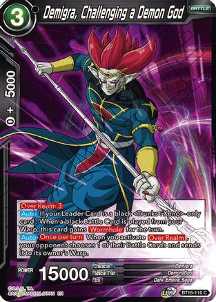 Demigra, Challenging a Demon God (BT16-110) - Realm of the Gods Foil