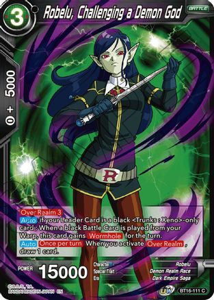 Robelu, Challenging a Demon God (BT16-111) - Realm of the Gods