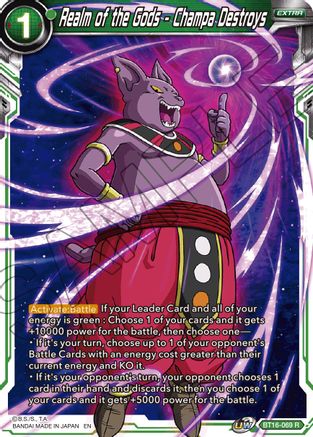 Realm of the Gods - Champa Destroys (BT16-069) - Realm of the Gods Foil