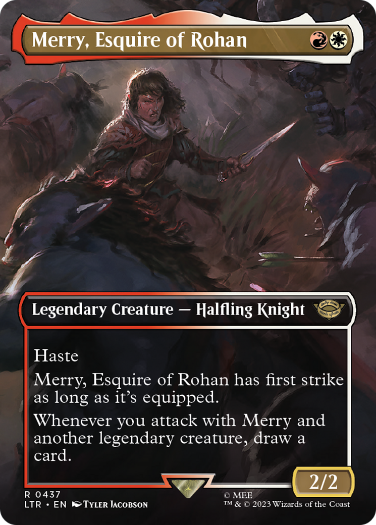 Merry, Esquire of Rohan (Borderless) (LTR-437) - The Lord of the Rings: Tales of Middle-earth (Borderless)