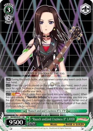 "Rausch und/and Craziness II" LAYER (BD/WE34-E11 RR) - Morfonica x RAISE A SUILEN