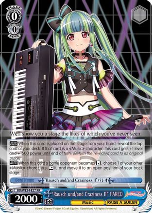 "Rausch und/and Craziness II" PAREO (Parallel Foil) (BD/WE34-E27 RR) - Morfonica x RAISE A SUILEN