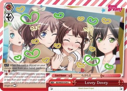 Lovey Dovey (Parallel Foil) (BD/WE35-E24 C) - Poppin’Party x Roselia