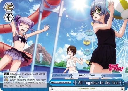 All Together in the Pool (Parallel Foil) (BD/WE35-E49 C) - Poppin’Party x Roselia