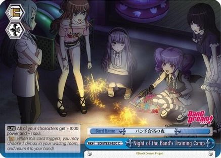 Night of the Band's Training Camp (Parallel Foil) (BD/WE35-E50 C) - Poppin’Party x Roselia