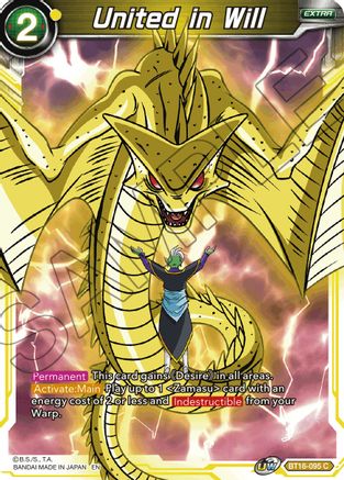 United in Will (BT16-095) - Realm of the Gods Foil