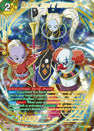 Marcarita, Angel of Universe 11 (SPR) (BT16-144) - Realm of the Gods Foil