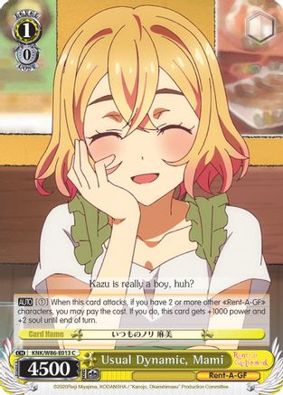 Usual Dynamic, Mami (KNK/W86-E013 C) - Rent-A-Girlfriend