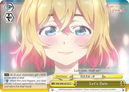 Let's Date (KNK/W86-E018 CC) - Rent-A-Girlfriend