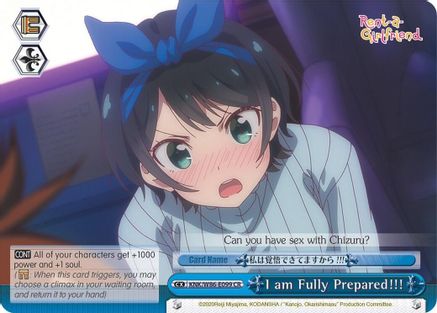 I am Fully Prepared!!! (KNK/W86-E099 CR) - Rent-A-Girlfriend