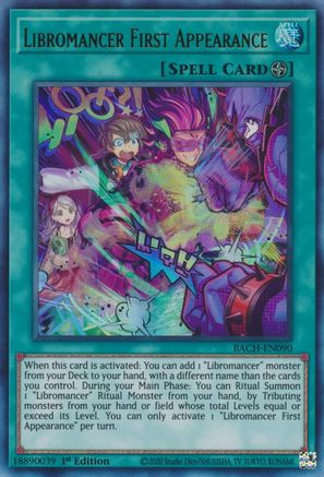 Libromancer First Appearance (BACH-EN090) - Battle of Chaos 1st Edition