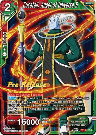 Cucatail, Angel of Universe 5 (BT16-126) - Realm of the Gods PreRelease Cards