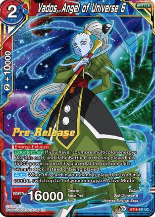 Vados, Angel of the Universe 6 (BT16-141) - Realm of the Gods PreRelease Cards