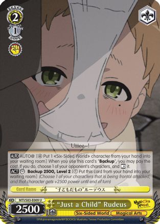 "Just a Child" Rudeus (MTI/S83-E009 U) - Mushoku Tensei: Jobless Reincarnation