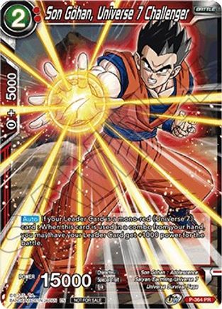 Son Gohan, Universe 7 Challenger (Tournament Pack Vol. 7) (P-364) - Tournament Promotion Cards