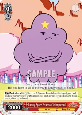 Lumpy Space Princess: Unimpressed (AT/WX02-A09) - Adventure Time