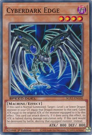 Cyberdark Edge (SGX1-ENG06) - Speed Duel GX: Duel Academy Box 1st Edition