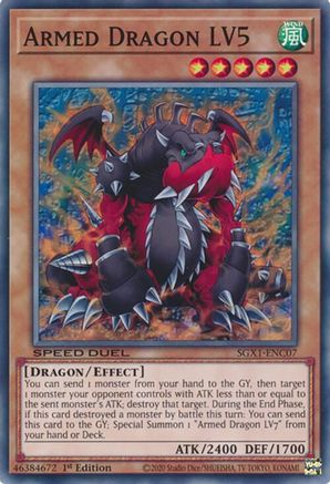 Armed Dragon LV5 (SGX1-ENC07) - Speed Duel GX: Duel Academy Box 1st Edition