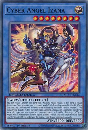 Cyber Angel Izana (SGX1-ENE12) - Speed Duel GX: Duel Academy Box 1st Edition