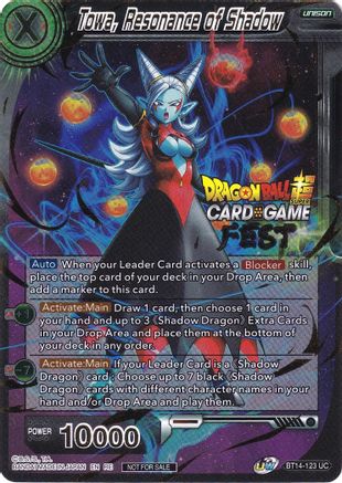 Towa, Resonance of Shadow (Card Game Fest 2022) (BT14-123) - Tournament Promotion Cards Foil
