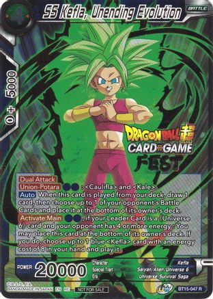 SS Kefla, Unending Evolution (Card Game Fest 2022) (BT15-047) - Tournament Promotion Cards Foil