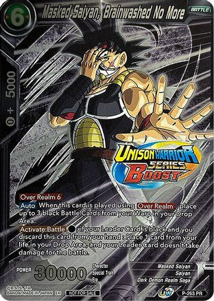 Masked Saiyan, Brainwashed No More (Event Pack 08) (Alternate Foil) (P-263) - Tournament Promotion Cards Foil