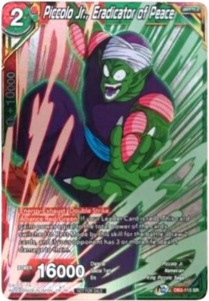 Piccolo Jr., Eradicator of Peace (Event Pack 09) (Alternate Foil) (DB3-115 ) - Tournament Promotion Cards Foil