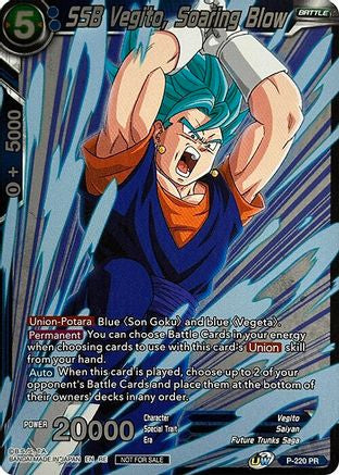 SSB Vegito, Soaring Blow (Event Pack 09) (Alternate Foil) (P-220) - Tournament Promotion Cards Foil