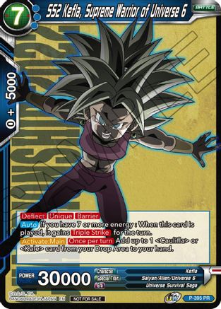 SS2 Kefla, Supreme Warrior of Universe 6 (Championship Pack 2022 Vol.1) (P-395) - Promotion Cards