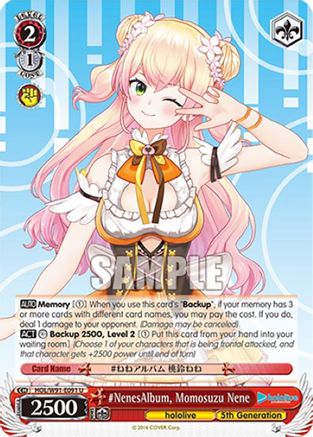 #NenesAlbum, Momosuzu Nene (HOL/W91-E091 U) - hololive production