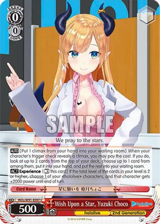 Wish Upon a Star, Yuzuki Choco (HOL/W91-E097 C) - hololive production