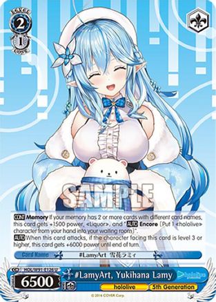 #LamyArt, Yukihana Lamy (HOL/W91-E126 U) - hololive production