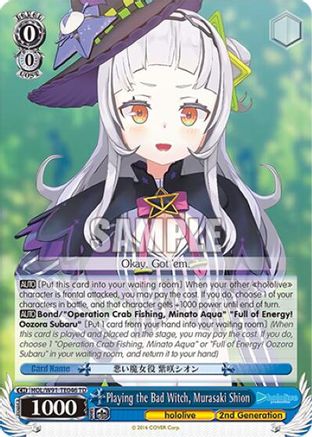 Playing the Bad Witch, Murasaki Shion (HOL/W91-TE046 TD) - hololive production