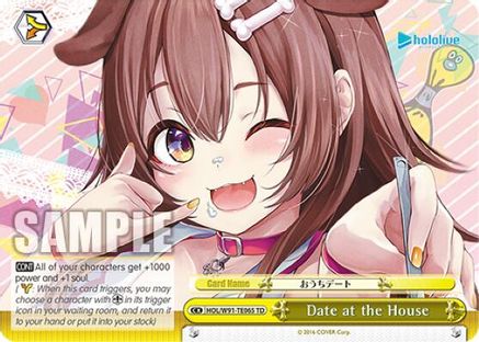 Date at the House (HOL/W91-TE065 TD) - hololive production