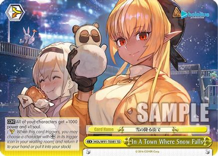 In A Town Where Snow Falls (HOL/W91-TE081 TD) - hololive production