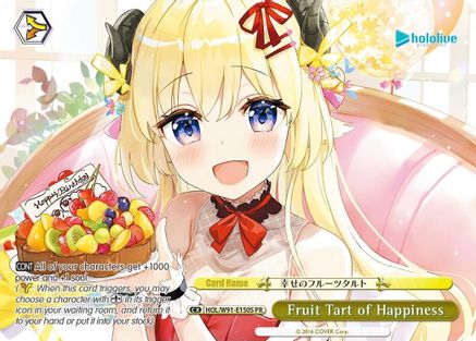 Fruit Tart of Happiness (PR Foil) (HOL/W91-E150S PR) - hololive production