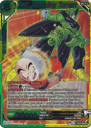Cell, Unending Torrent (EX20-09) - Expansion Deck Box Set 20 Ultimate Deck 2022 Foil