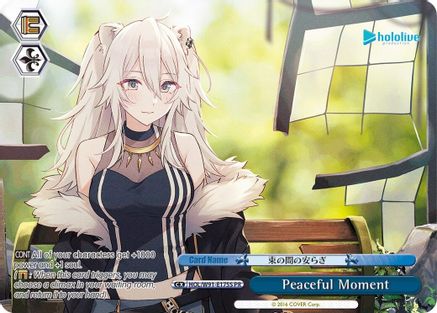 Peaceful Moment (PR Foil) (HOL/W91-E175S PR) - hololive production