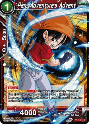 Pan, Adventure's Advent (BT17-011) - Ultimate Squad Foil