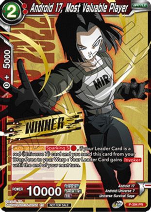 Android 17, Most Valuable Player (Winner Stamped) (Championship Pack 2022 Vol.1) (P-394) - Promotion Cards Foil