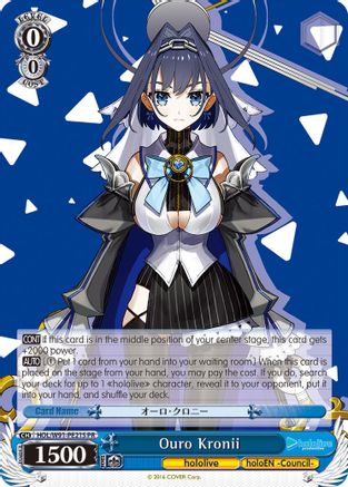 Ouro Kronii (Foil) (HOL/W91-PE21S PR) - hololive production