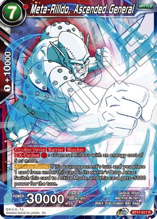 Meta-Rilldo, Ascended General (BT17-017) - Ultimate Squad Foil