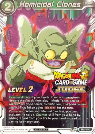 Homicidal Clones (Level 2) (Judge) (EB1-37) - Tournament Promotion Cards Foil