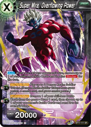 Super Mira, Overflowing Power (BT17-111) - Ultimate Squad Foil