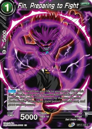 Fin, Preparing to Fight (BT17-128) - Ultimate Squad