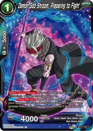 Demon God Shroom, Preparing to Fight (BT17-124) - Ultimate Squad