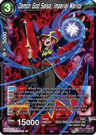 Demon God Salsa, Imperial Warrior (BT17-125) - Ultimate Squad Foil