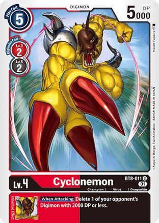 Cyclonemon (BT8-011) - New Awakening