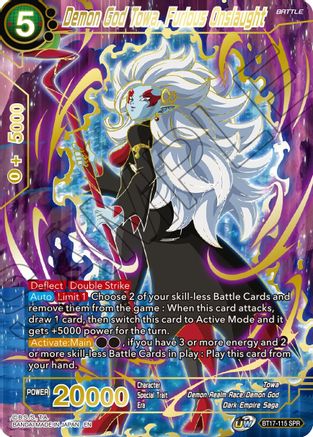 Demon God Towa, Furious Onslaught (SPR) (BT17-115) - Ultimate Squad Foil